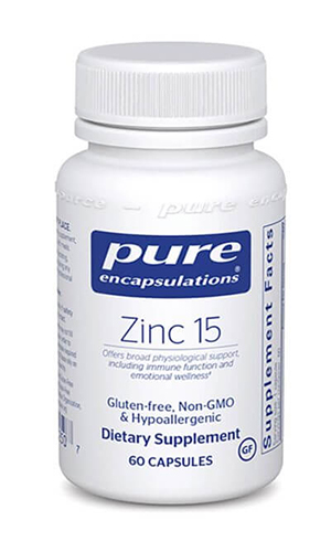 Zinc 15 mg PURE 60 vcap