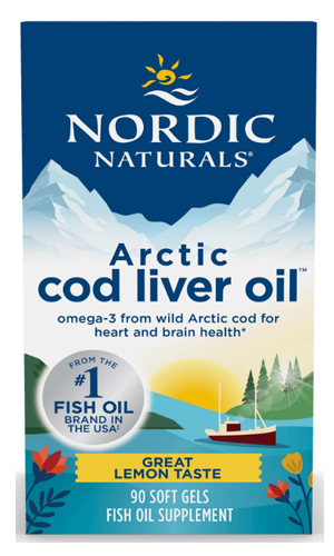 Omega oil, Arctic Cod Liver Oil 90 soft gels