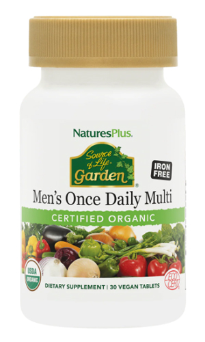 Source of Life Garden Men’s Once Daily Multi 30 vegan tablets