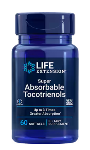 Life Extension Super Absorbable Tocotrienols (Vitamin E) 60 Softgels