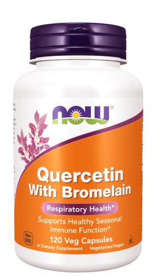 NOW Quercetin w/Bromelain 120 vcaps