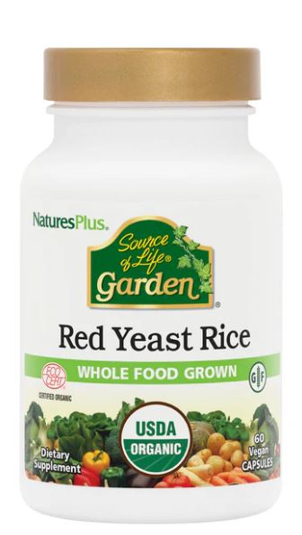 Source of Life Garden Organic Red Yeast Rice 600 mg 60 vcaps