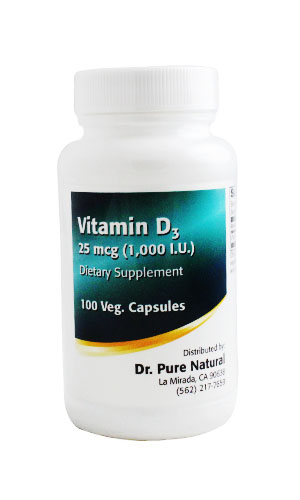 Vitamin D3 1000 IU 100 vcaps