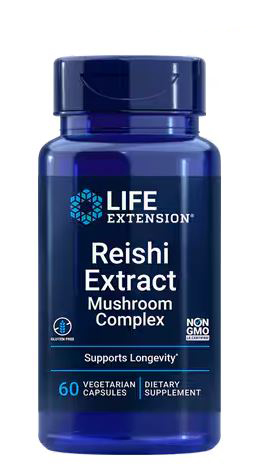 Life Extension Reishi Extract Mushroom Complex  60 vcaps
