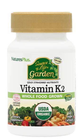 Source of Life Garden Vitamin K2 120 mcg 60 vcaps
