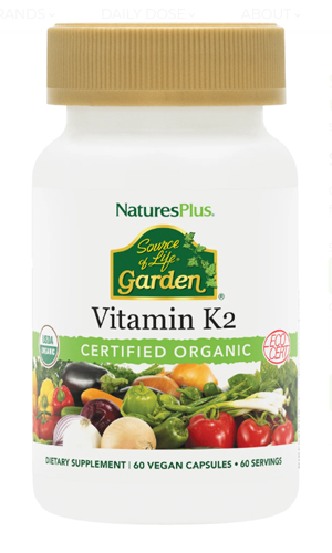 Source of Life Garden Vitamin K2 120 mcg 60 vcaps