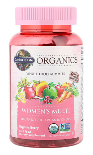 GL-Organics Women's Multi Organic Berry 120 Vegan Gummy