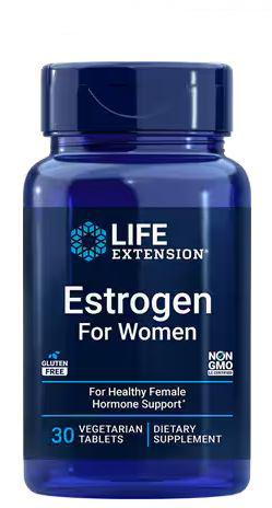 Life Extension Estrogen for Women 30 Vegan Tablets