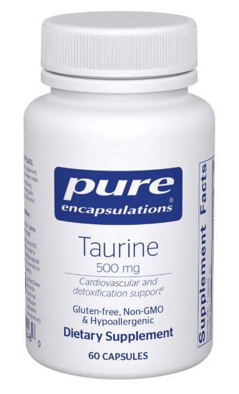 Pure Taurine 500 mg 60 vcaps