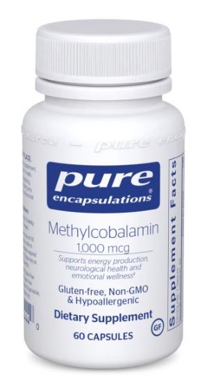 Methylcobalamin (Vitamin B12) 1000 mcg 60 vcaps