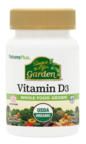 Source of Life Garden Vitamin D3 5000 IU 60 vcaps 