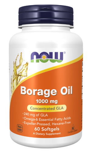 NOW Borage Oil 1000 mg 120 Softgels