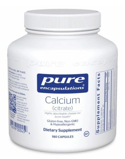 Calcium Citrate 180 vcaps
