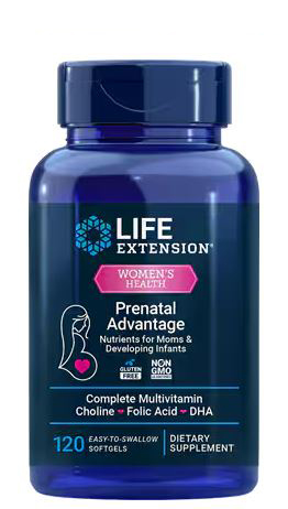 Life Extension Prenatal Advantage 120 Softgels