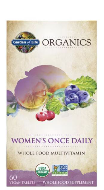 GL-Organics Women's Once Daily 60 Vegan Tablets