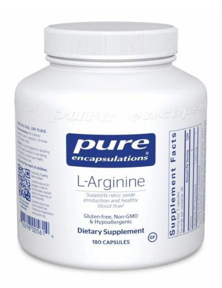 L-Arginine 700 mg 180 vcaps (PURE)