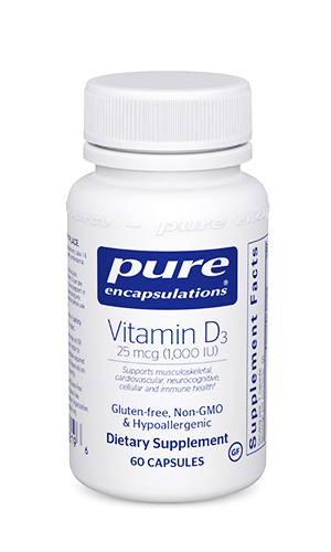 Vitamin D3-PURE 1000 IU 60 vcaps