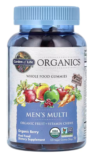 GL-Organics Men's Multi-Berry 120 Gummy