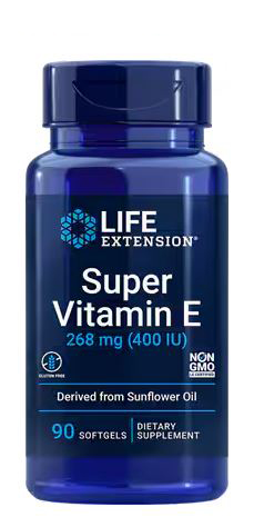 Life Extension Super Vitamin E 268 mg (400 IU) 90 Softgels