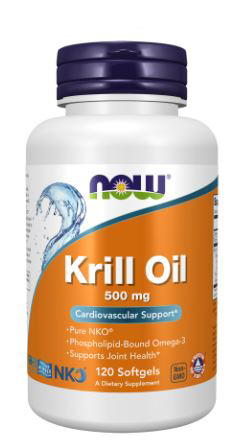 NOW Krill Oil 500 mg 120 softgels