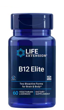 Life Extension Vitamin B12 Elite 1000 mcg 60 vegetarian lozenge