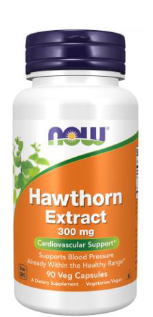 NOW Hawthorn Extract 300 mg 90 vcaps