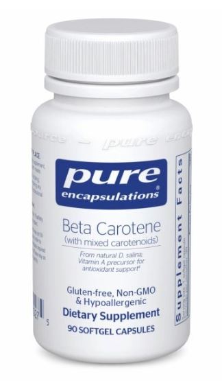 Beta Carotene (with mixed carotenoids) 90 softgels
