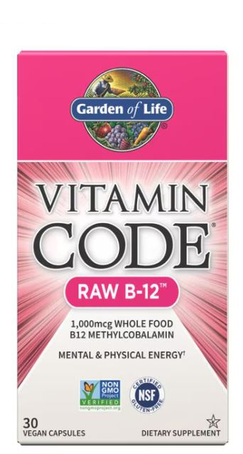 GL-Vitamin Code RAW B-12 30 vcaps