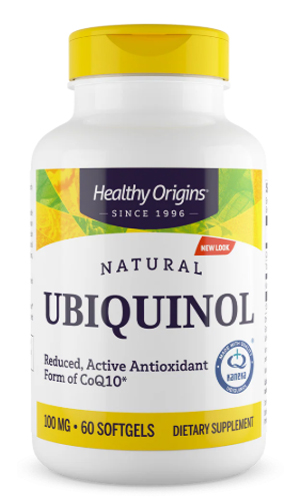 Healthy Origins Ubiquinol (Natural) CoQ10 100 mg 60 Softgels