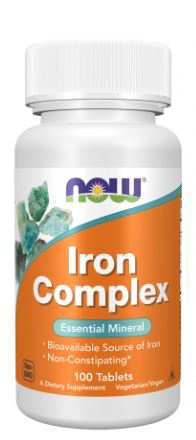NOW Iron Complex 100 tablets