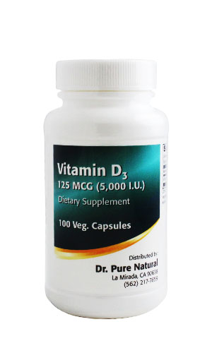 Vitamin D3 5000 IU 100 vcaps