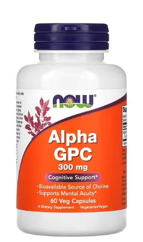 NOW Alpha GPC 300 mg 60 vcaps