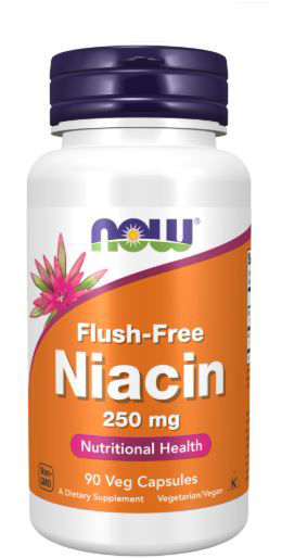 NOW Flush Free Niacin 250 mg 90 vcaps