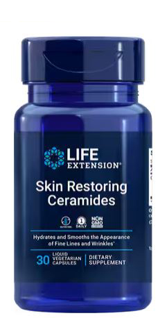 Life Extension Skin Restoring Ceramides 30 Liquid vcaps