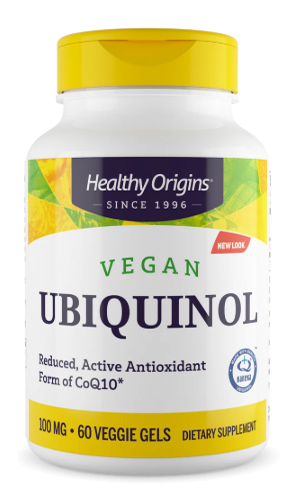 Healthy Origins Ubiquinol (VEGAN) CoQ10 100mg 60 Softgels