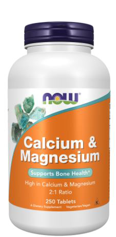 NOW Calcium & Magnesium 250 Tablets