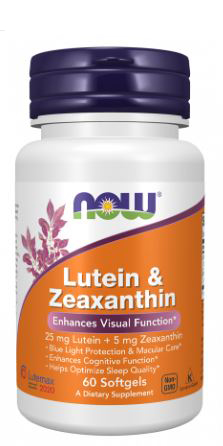 NOW Lutein & Zeaxanthin 60 Softgels