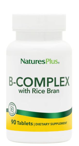 NaturesPlus B-Complex with Rice Bran 90 tablets