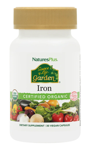 Source of Life Garden Iron 18 mg 30 vcaps