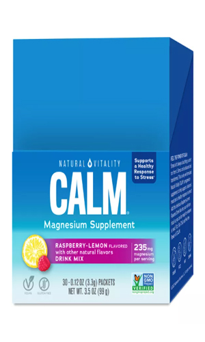 Calm Magnesium single packs (Raspberry-Lemon) 30 packs