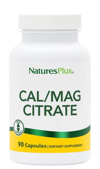 NaturesPlus Cal/Mag Citrate 500 mg/250 mg 90 vcaps