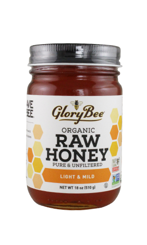 Organic Raw Honey 18 oz (510 g)