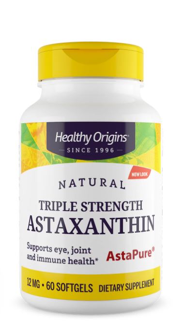 Healthy Origins Astaxanthin 12 mg 60 Softgels