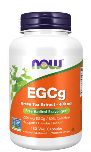 NOW EGCg Green Tea Extract 400 mg 180 vcaps